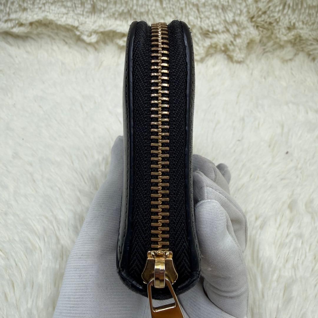 ✨美品✨ ロエベ　パズル　ブラック レザー 長財布 ファスナー アナグラム