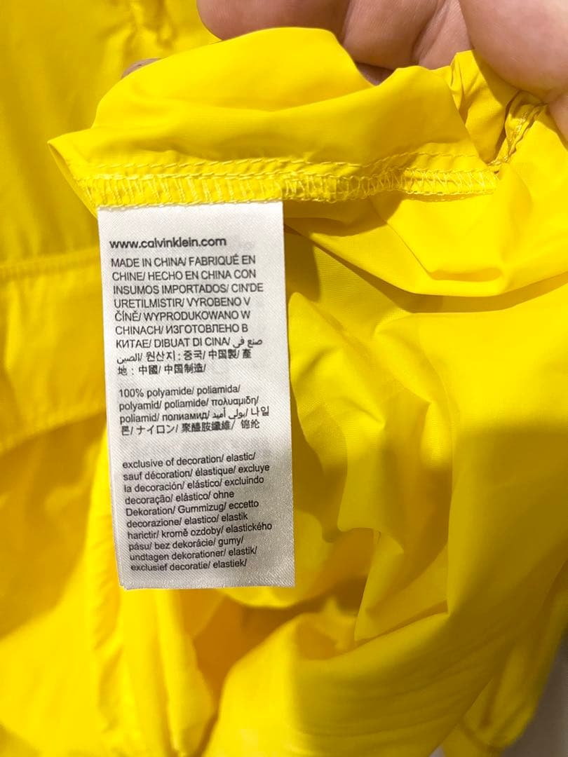 【美品】  イエロー アノラック　US Mサイズ