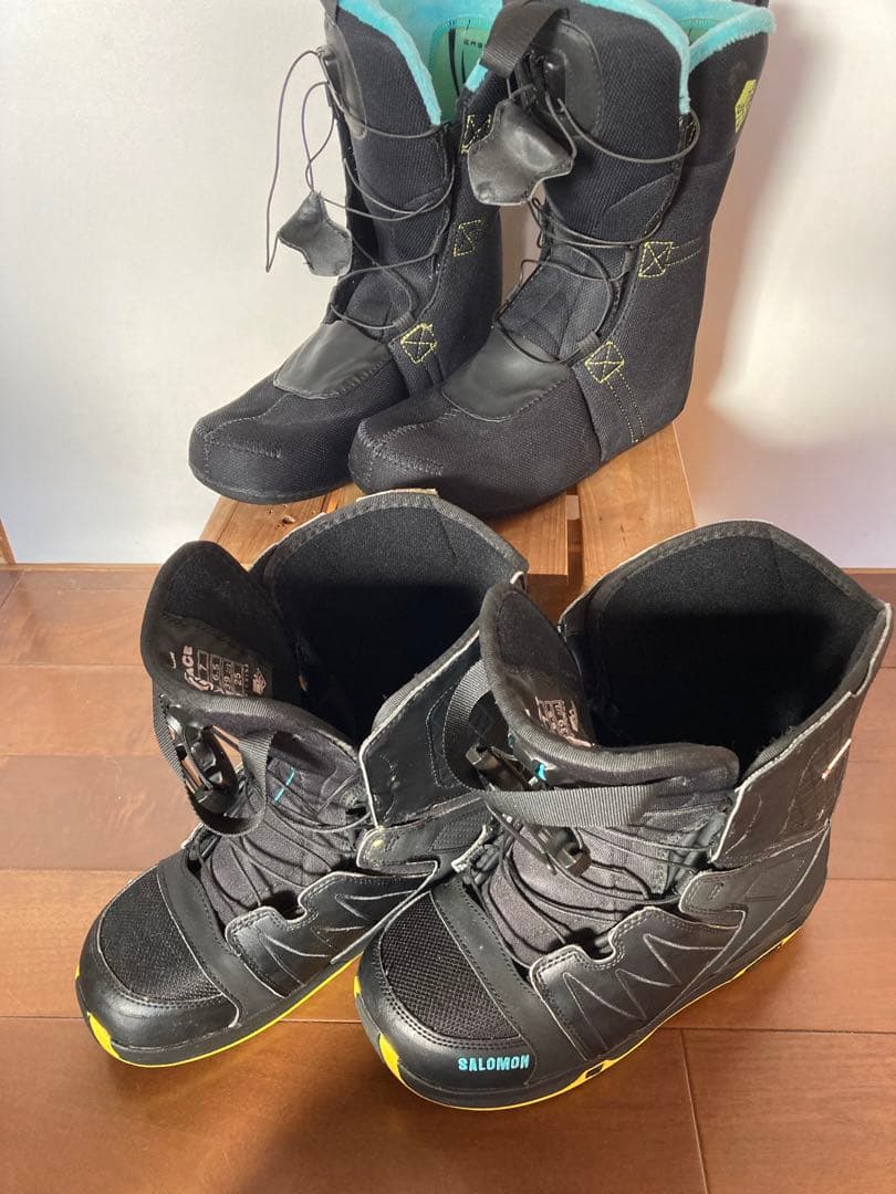 【美品】SALOMON スノーボードブーツ 25.0 サロモン