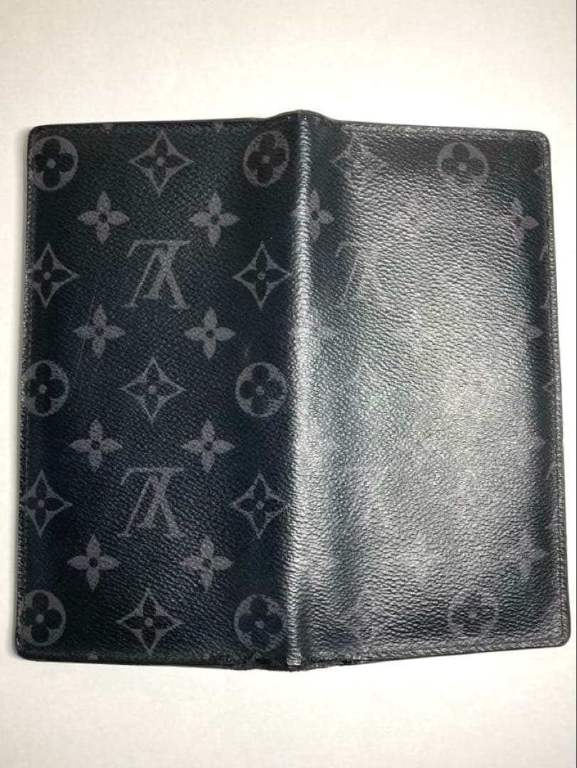 ルイヴィトン　モノグラム　エクリプス　ブラザ　二つ折り長財布　RFID内蔵