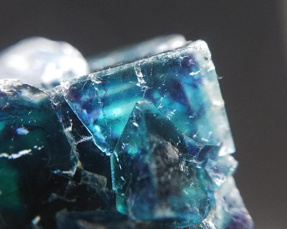 513 オコルス鉱山 フローライト ブルー パープル 蛍石