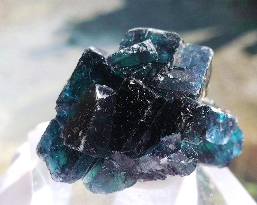 513 オコルス鉱山 フローライト ブルー パープル 蛍石