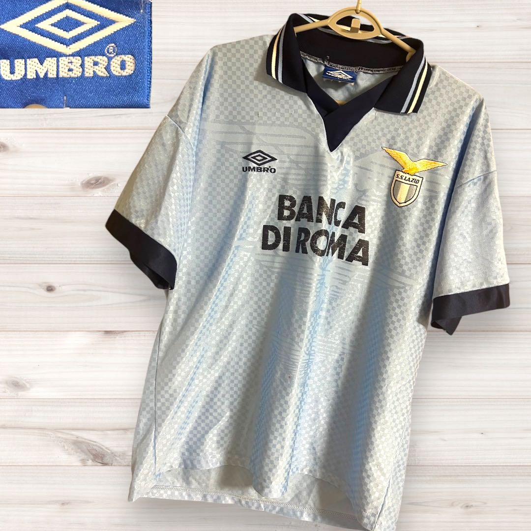 90S VINTAGE 95-96 S.S.LAZIO UMBRO L ユニ