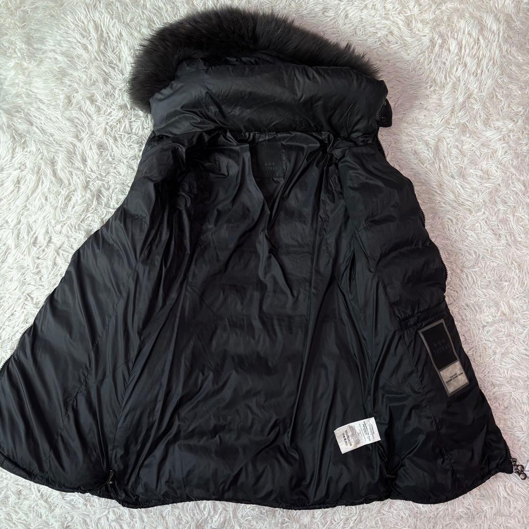 カード付/極美品/22AW✨タトラス ダウンコート サルマ ファー 3way 黒