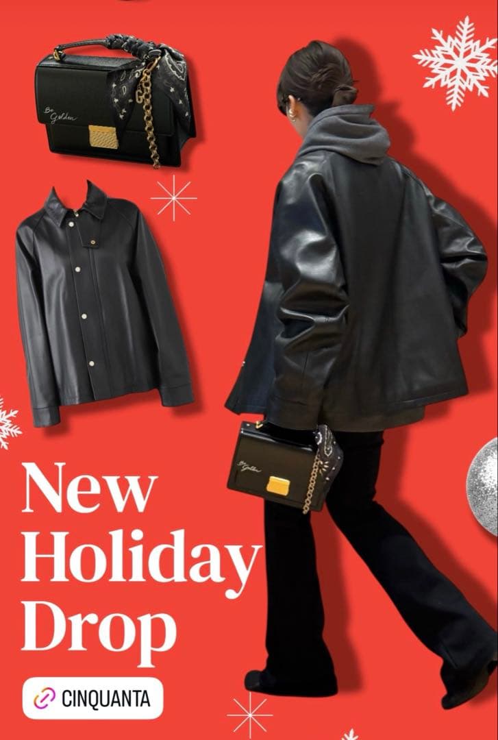 MUSE ドゥーズィエムクラス　CINQUANTA　レザーブルゾン