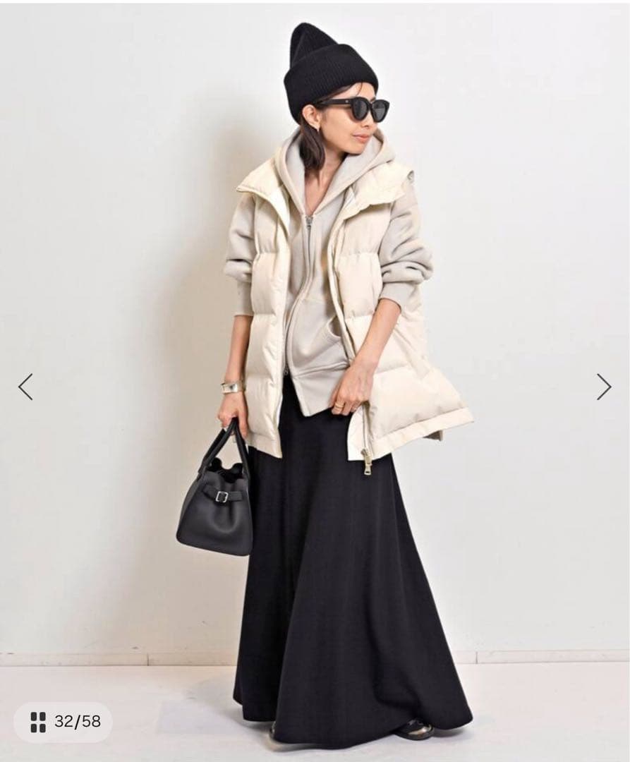 アパルトモン【LOU ANDREA/ルーアンドレア】2WAYダウンベスト