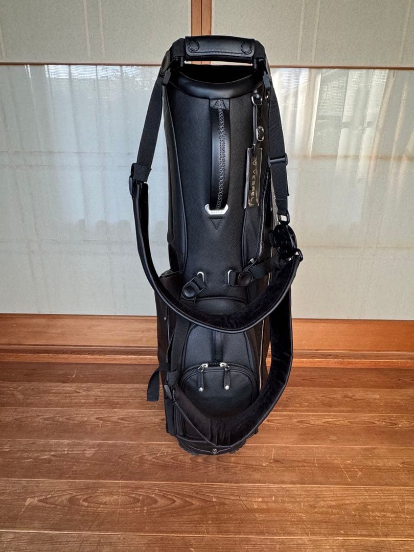 vessel ベゼル　ゴルフバッグ　7.5型　ブラック