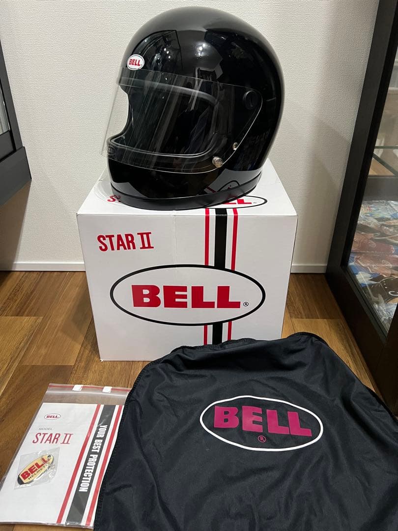 BELL STARⅡ BLACK ベルスター2 佐田ビルダーズ ステッカー 黒
