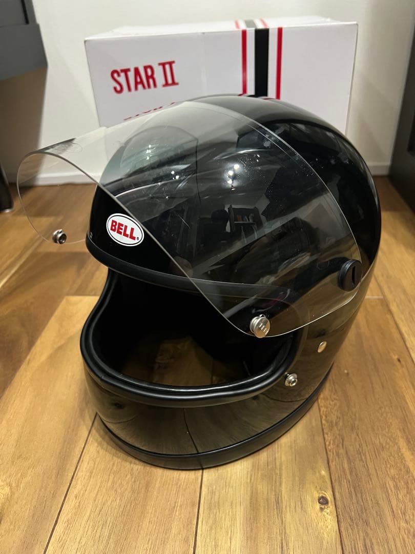 BELL STARⅡ BLACK ベルスター2 佐田ビルダーズ ステッカー 黒