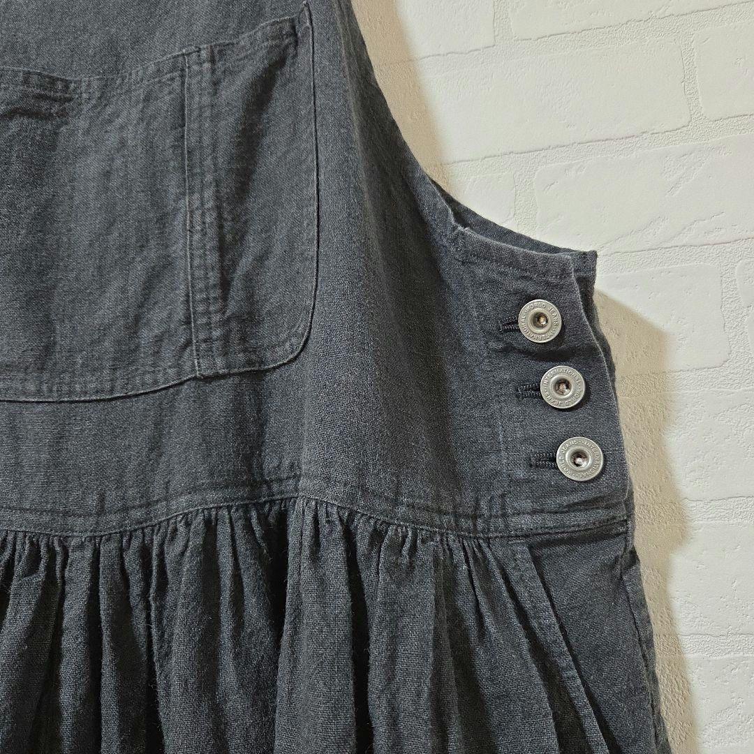 【joie de vivre】リネン　サロペットパンツ　オーバーオール