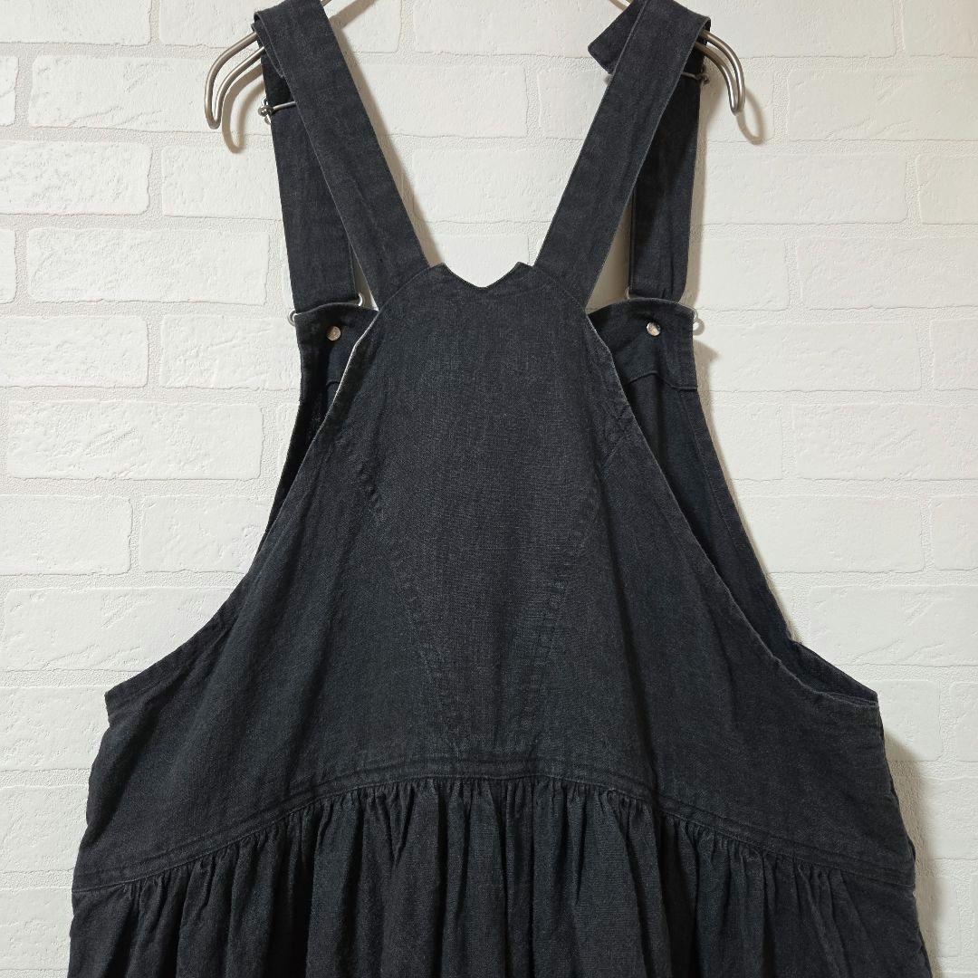 【joie de vivre】リネン　サロペットパンツ　オーバーオール