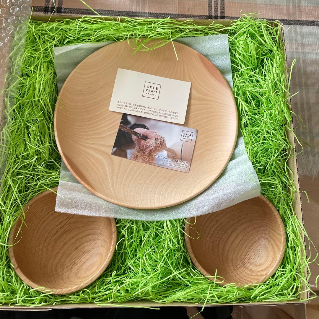 ＊新品未使用＊ 質の良い可愛いオケクラフト4セット皿