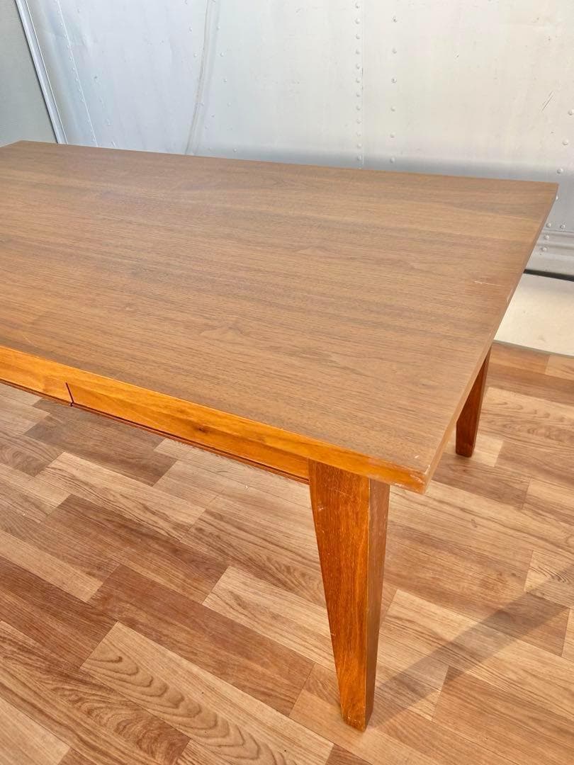 673 ニトリ エリル　ダイニングテーブル クラシック 150 木 リビング　b