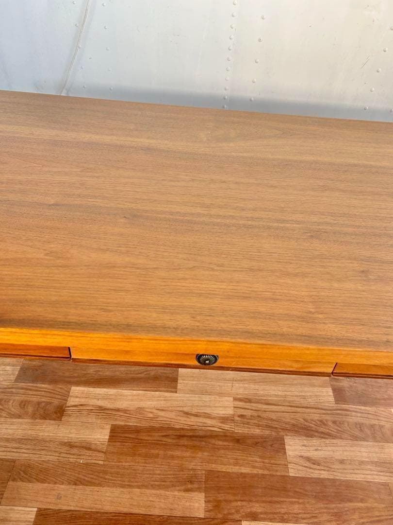 673 ニトリ エリル　ダイニングテーブル クラシック 150 木 リビング　b