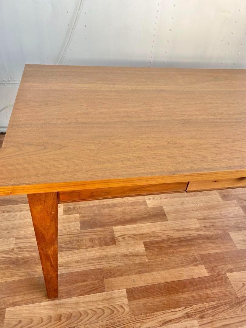 673 ニトリ エリル　ダイニングテーブル クラシック 150 木 リビング　b