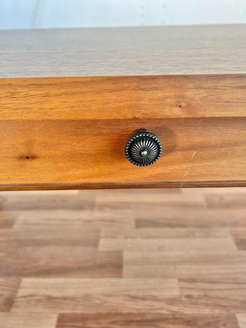 673 ニトリ エリル　ダイニングテーブル クラシック 150 木 リビング　b