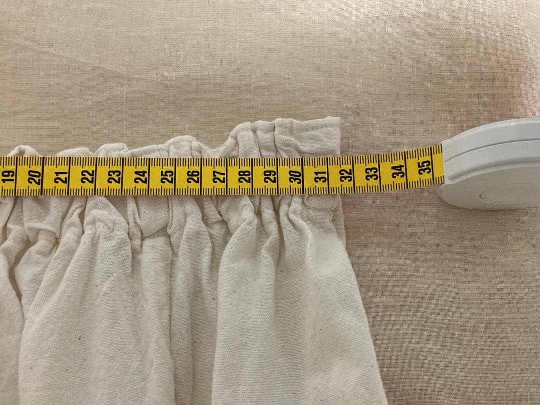 【週末限定出品】ヤンマ産業 会津木綿 キュロットパンツ(オフホワイト) ロング丈