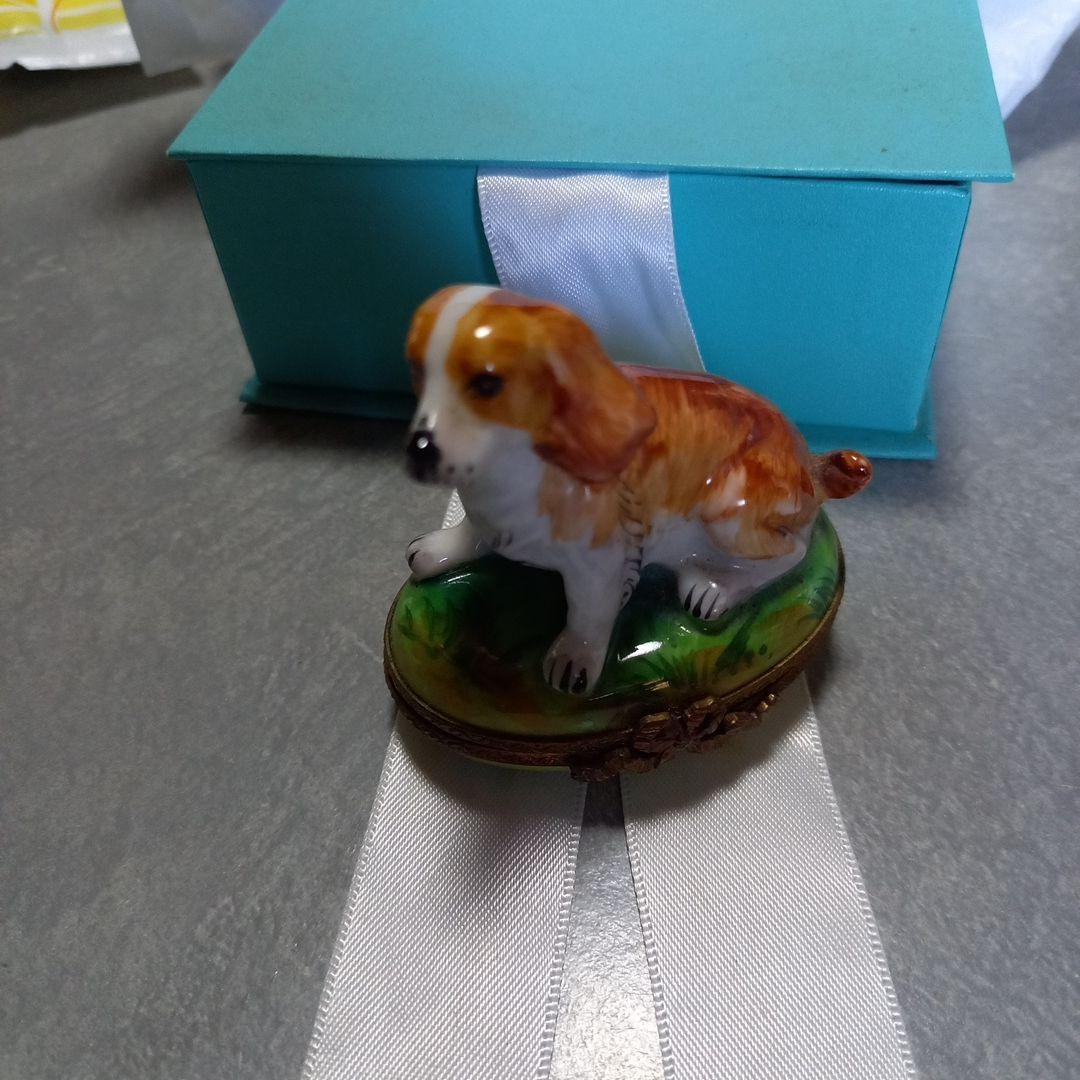 リモージュ　フランス製可愛い犬