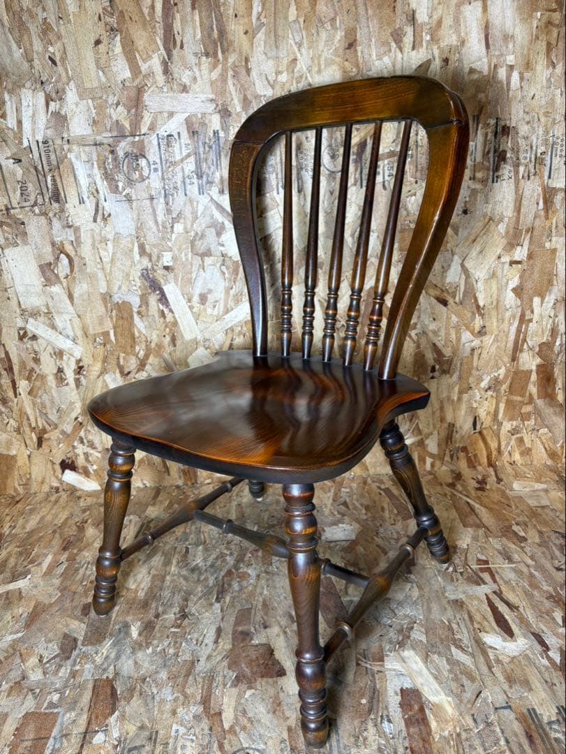 ②カリモク ウィンザーチェア ヴィンテージ アンティーク ダイニングチェア
