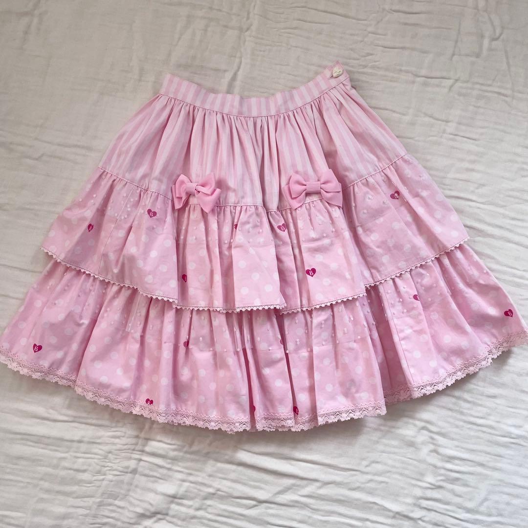 Baby Cafe柄 Cream Puff スカート