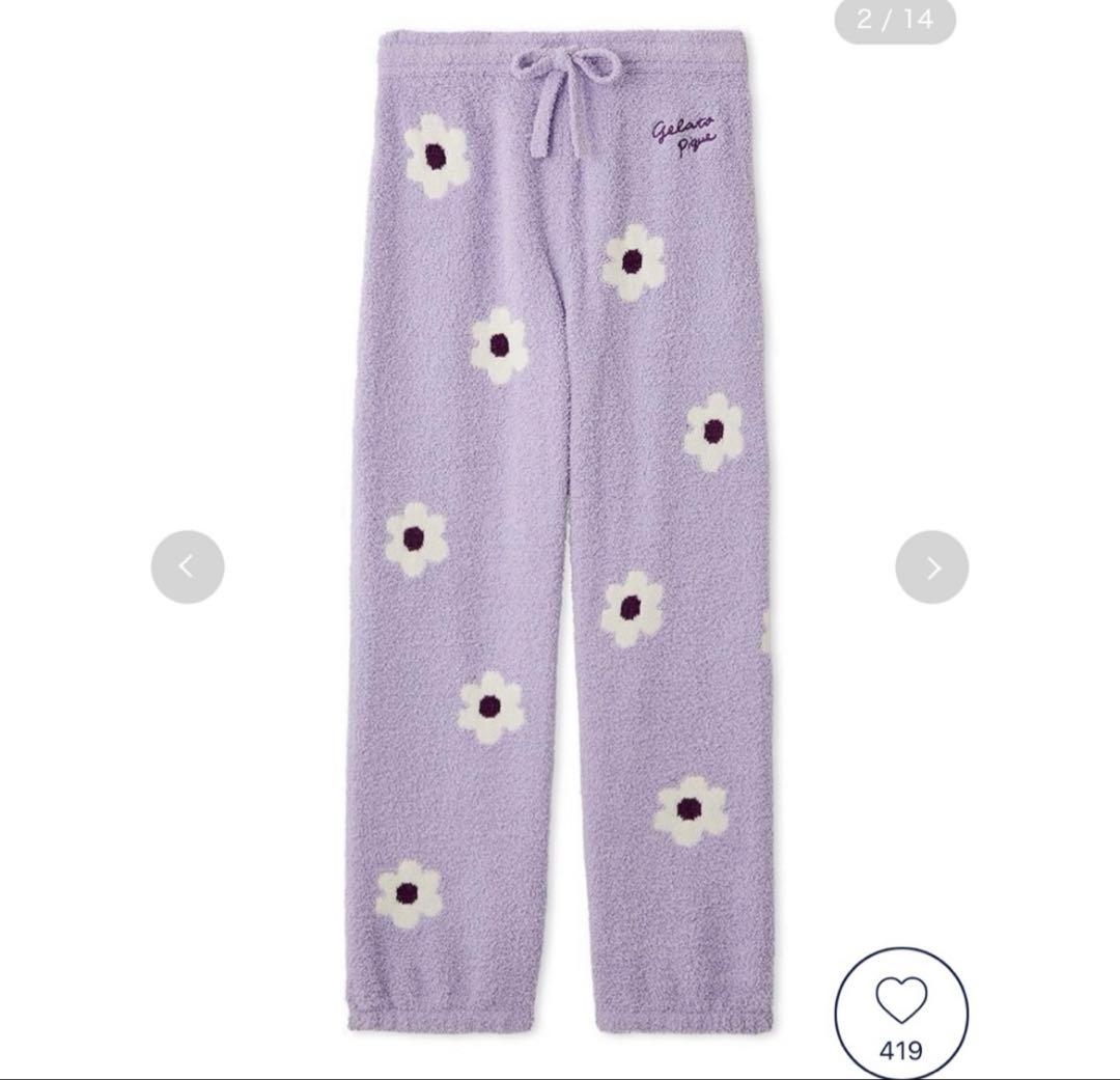 ゆ*か様 ジェラートピケ　3柄ジャガードロングパンツ