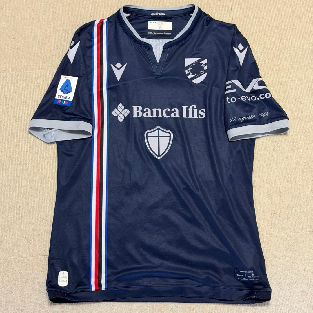 サンプドリア モーテン・トルスビー 実使用ユニフォーム