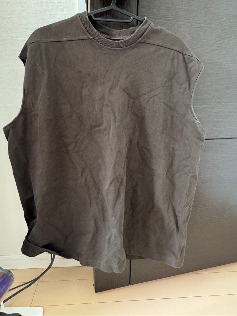 リックオウエンス　ダークグレー タンクトップ