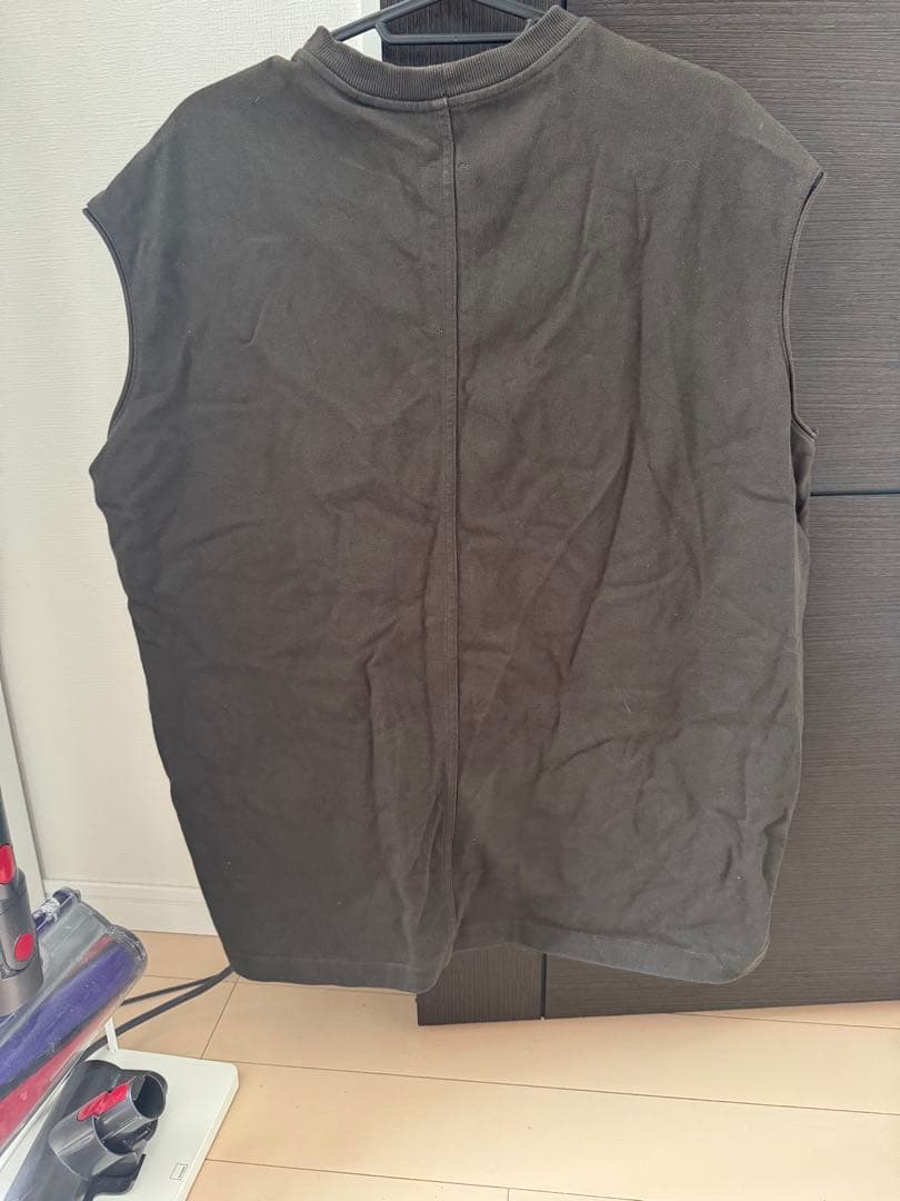 リックオウエンス　ダークグレー タンクトップ