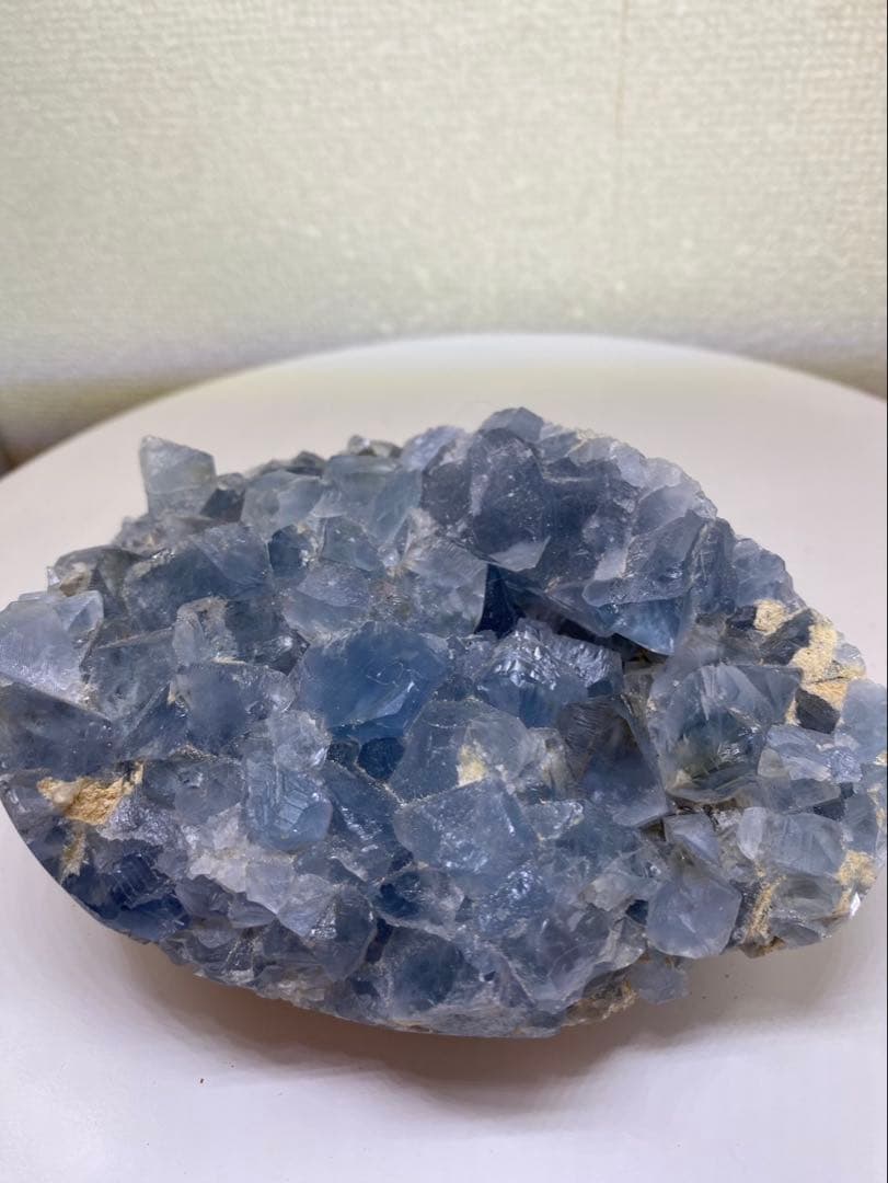 じゅん　ジオード、セレスタイトセット　巨大　天然石　原石　パワーストーン