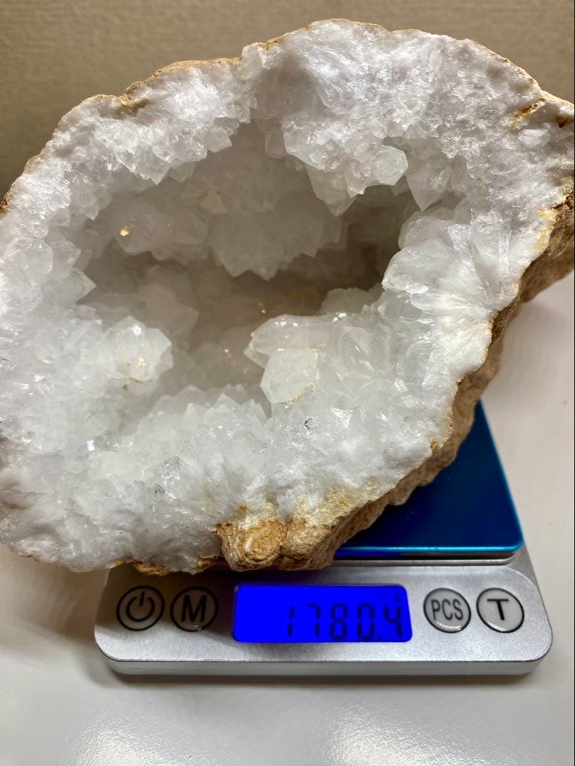 じゅん　ジオード、セレスタイトセット　巨大　天然石　原石　パワーストーン