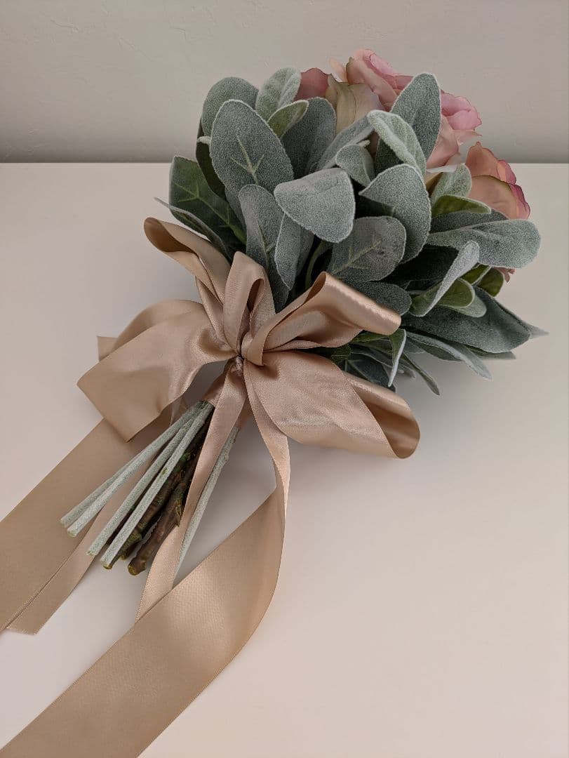 アーティフィシャルフラワーPRIMA プリマ　ブーケ　　《フラワーベース付き》