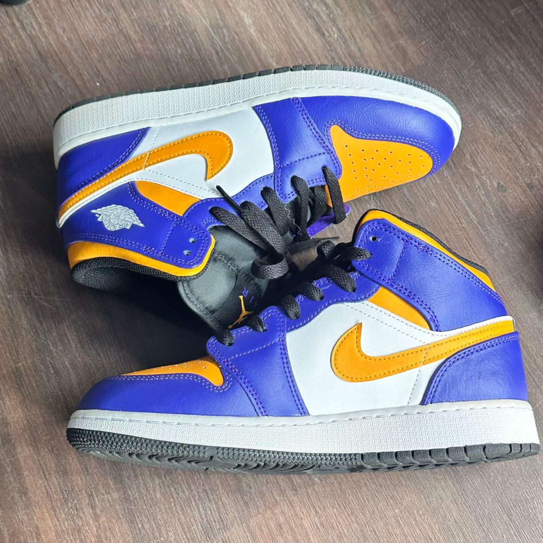 Air Jordan 1 Mid Lakers エアジョーダンワンレ イカーズ