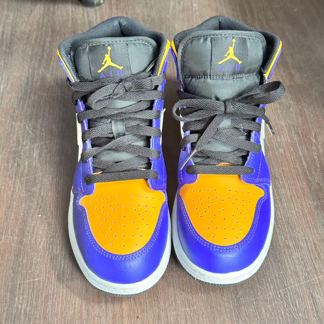 Air Jordan 1 Mid Lakers エアジョーダンワンレ イカーズ