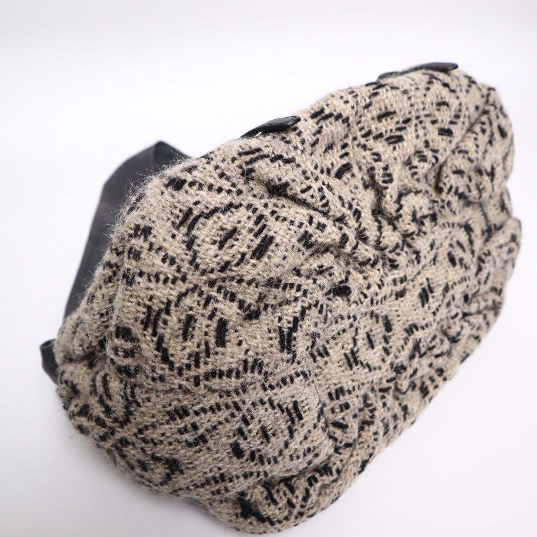 maria la rosa イタリア製 ウール メッセンジャーバッグ