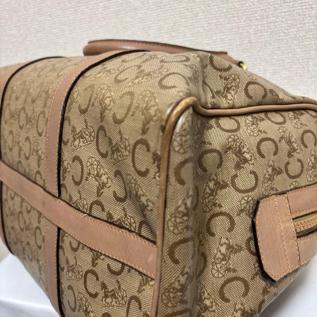 ✨希少✨　CELINE　セリーヌ　ボストンバッグ　Cマカダム　キャンバス　レザー