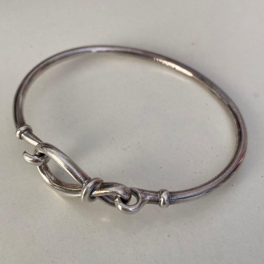 【バングル】Pandora シルバーノットデザインブレスレット（インフィニティ）