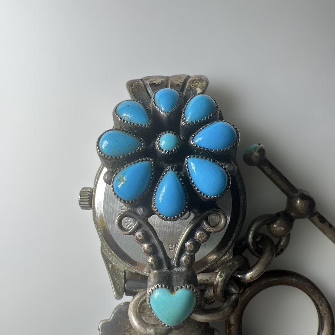 Leo Feeney ターコイズ Sterling シルバー 腕時計 ネイティブ