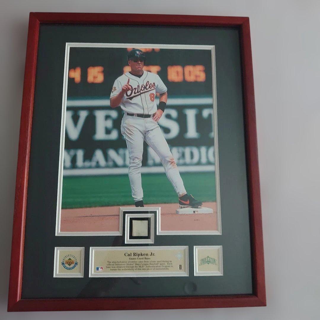 カル・リプケン Cal Ripken Jr. ゲーム使用ベース フレーム付き