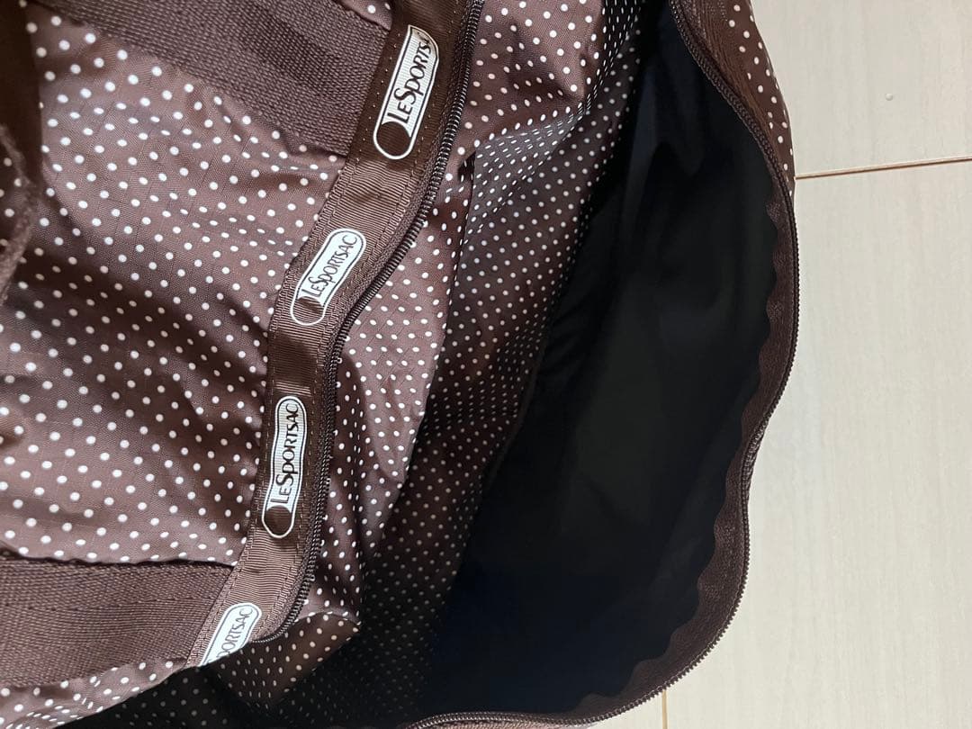 【美品】LESPORTSAC レスポートサック ボストンバッグ 大容量 鍵付き