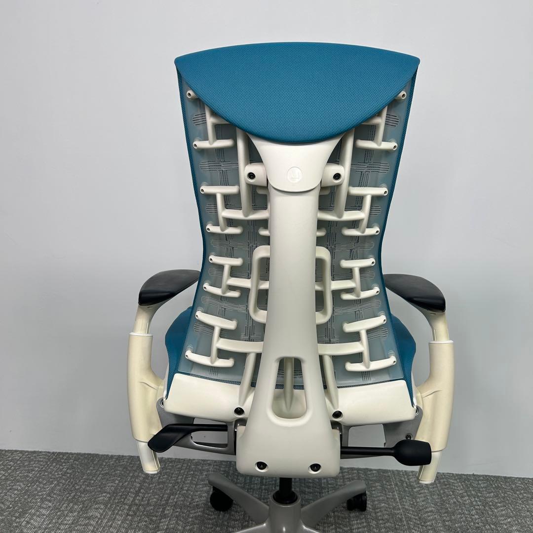 P エンボディチェア 最高級 ハーマンミラー ブルー系Embody
