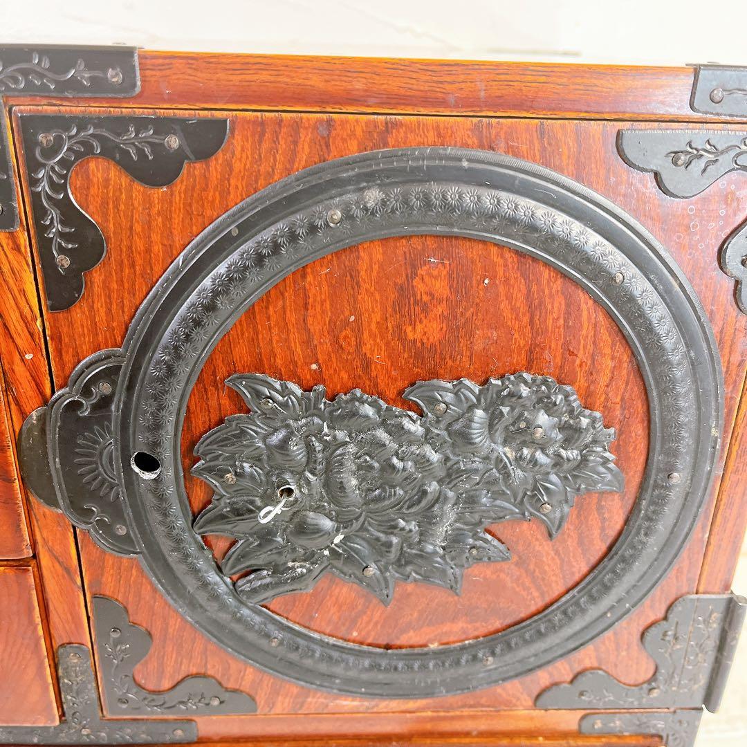 【高級品✨️】門間箪笥店 仙台箪笥 木地呂塗り 訳あり