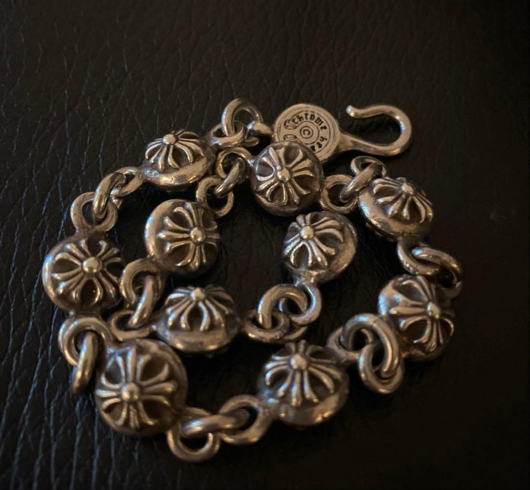 クロムハーツ クロスボールブレスレット