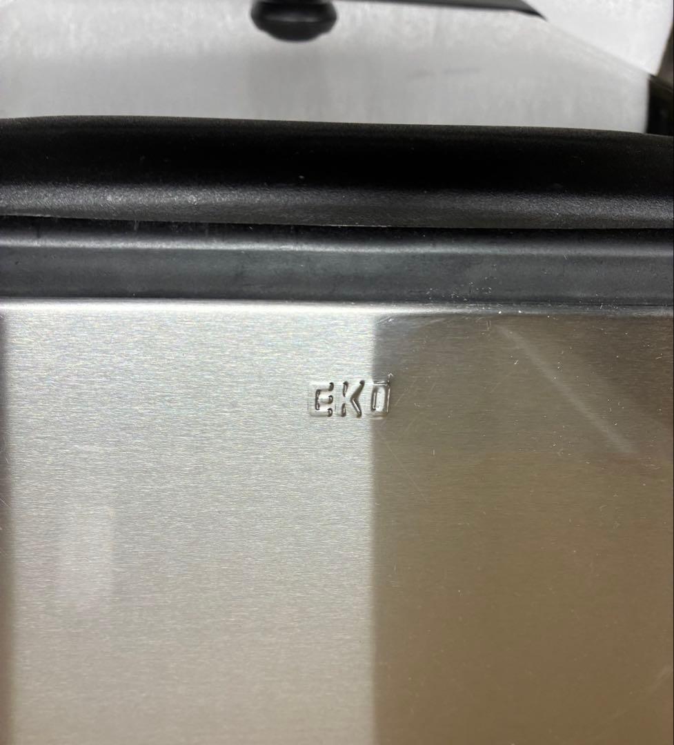 EK0 ステンレススチール ペダル式ごみ箱 28L + 18L