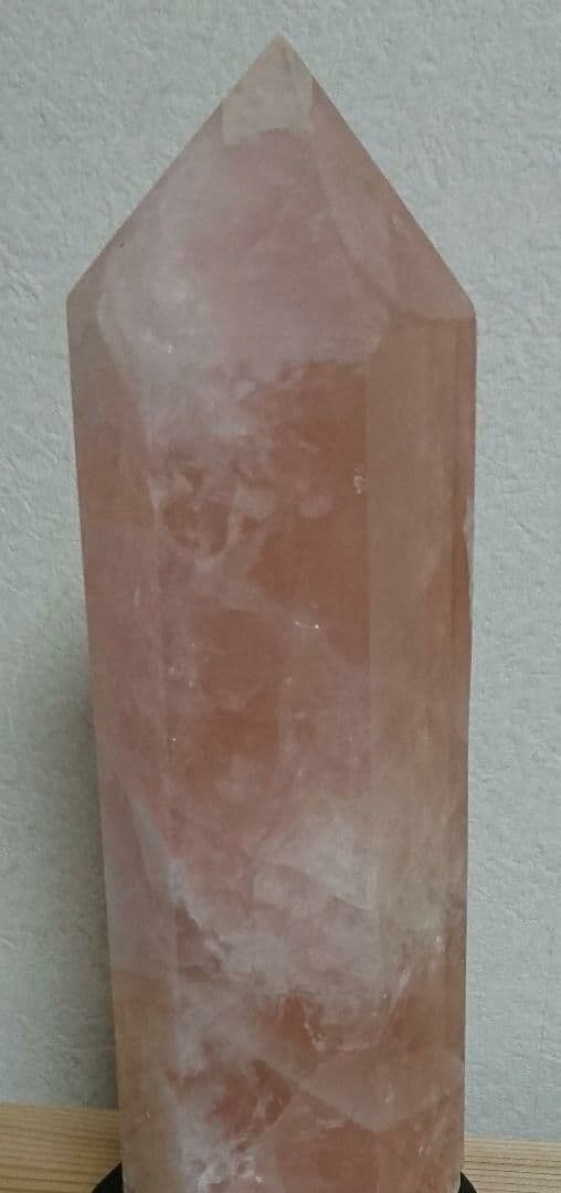 天然石　六角柱 ローズクォーツ　4キロ