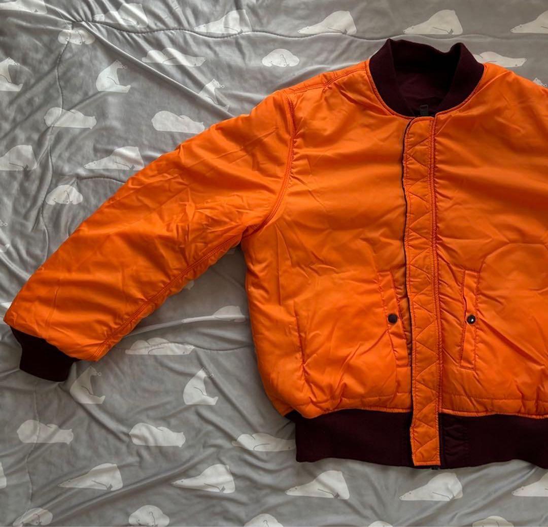 美品 希少ボルドー 希少3L ALPHA INDUSTRIES MA-1 レッド