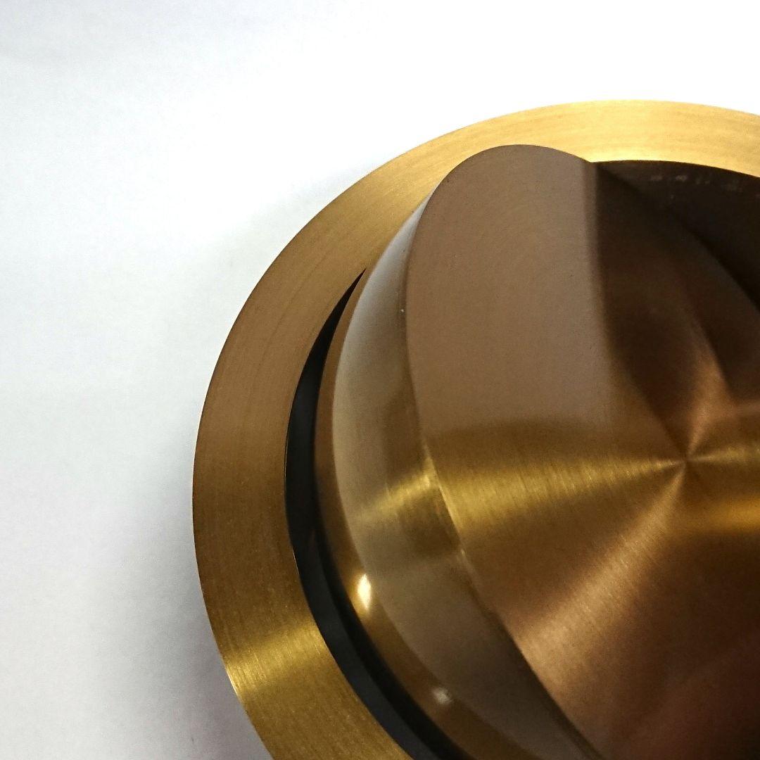 ダストシュート ブロンズ ゴールド 円形 ごみ箱 蓋付き