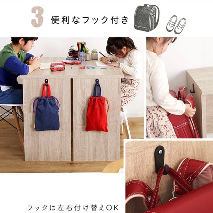 《新品》シンプルデスク+ラックset(ウォールナット) 新学期 机 事務デスク