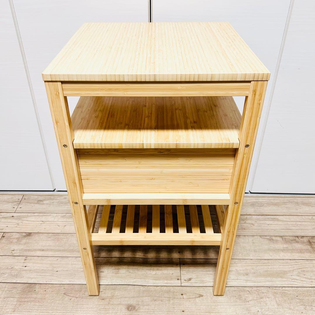 【美品 組立済】IKEA NORDKISA ノールドシーサ サイドテーブル