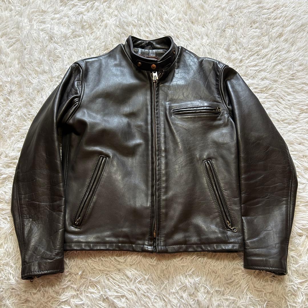 【希少美品】schott ショット 38 シングルライダースジャケット 641