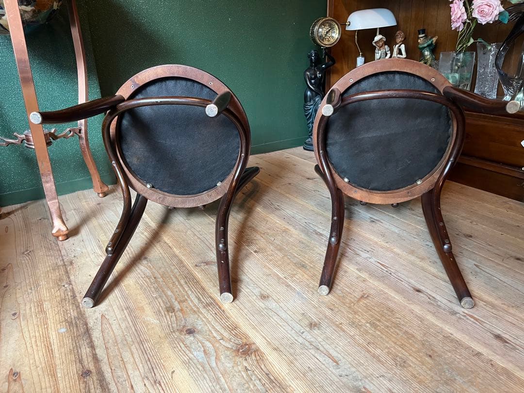 ベントウッドチェア 椅子 セット 昭和レトロ アンティーク 曲木 ビンテージ